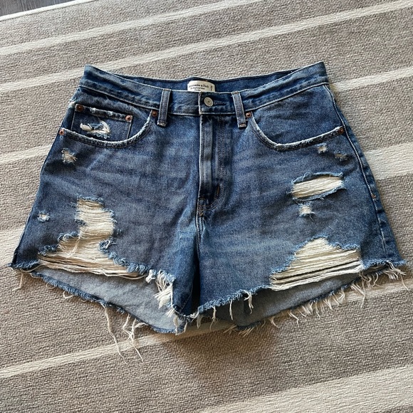 Boyfriend Denim Shorts 